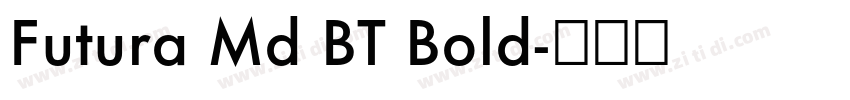 Futura Md BT Bold字体转换 Futura Md BT Bold字体转换